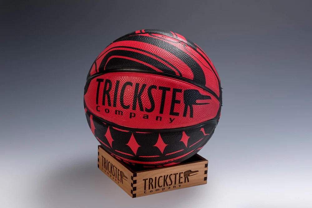 Alder Wood Basketball Display