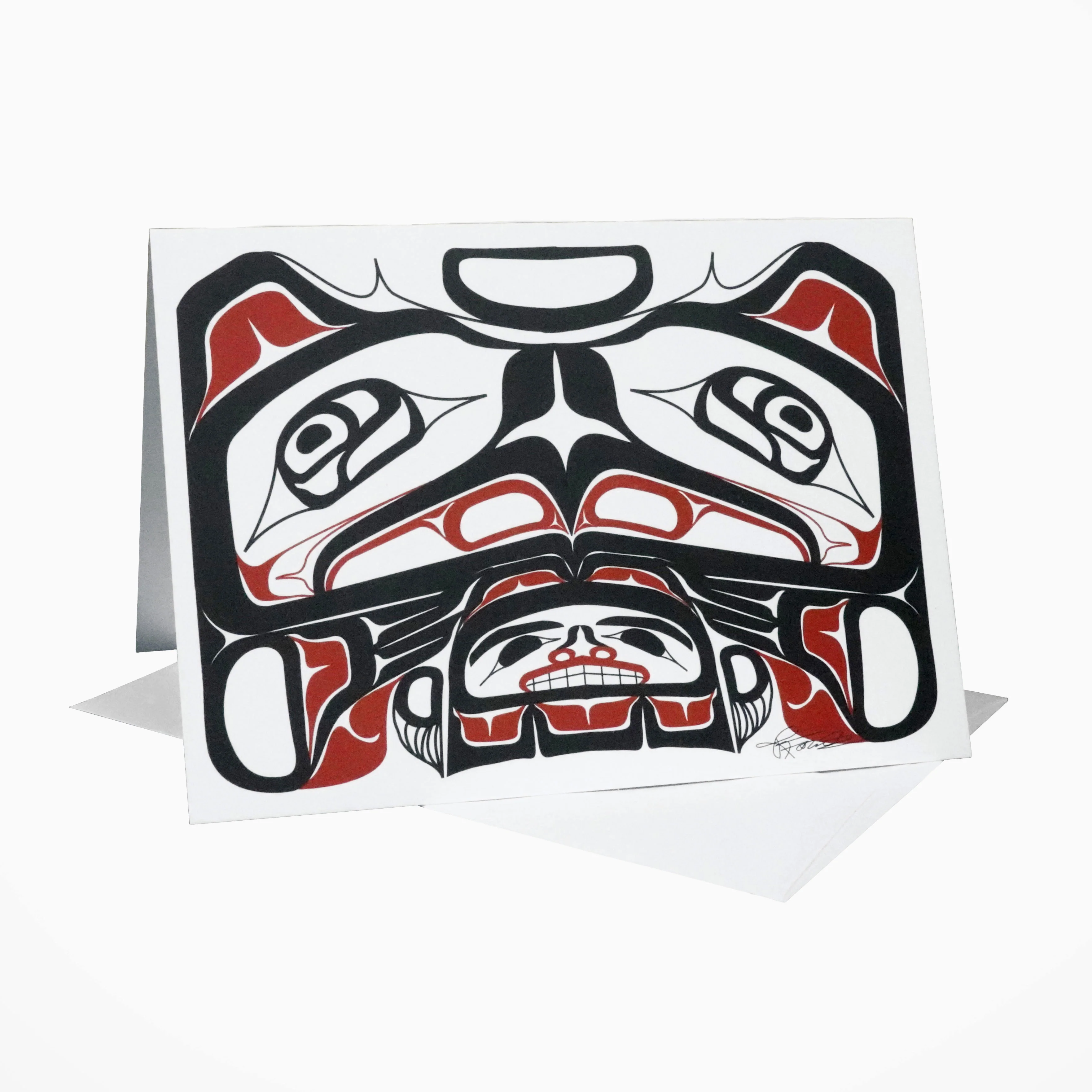 Frontal Eagle Note Card