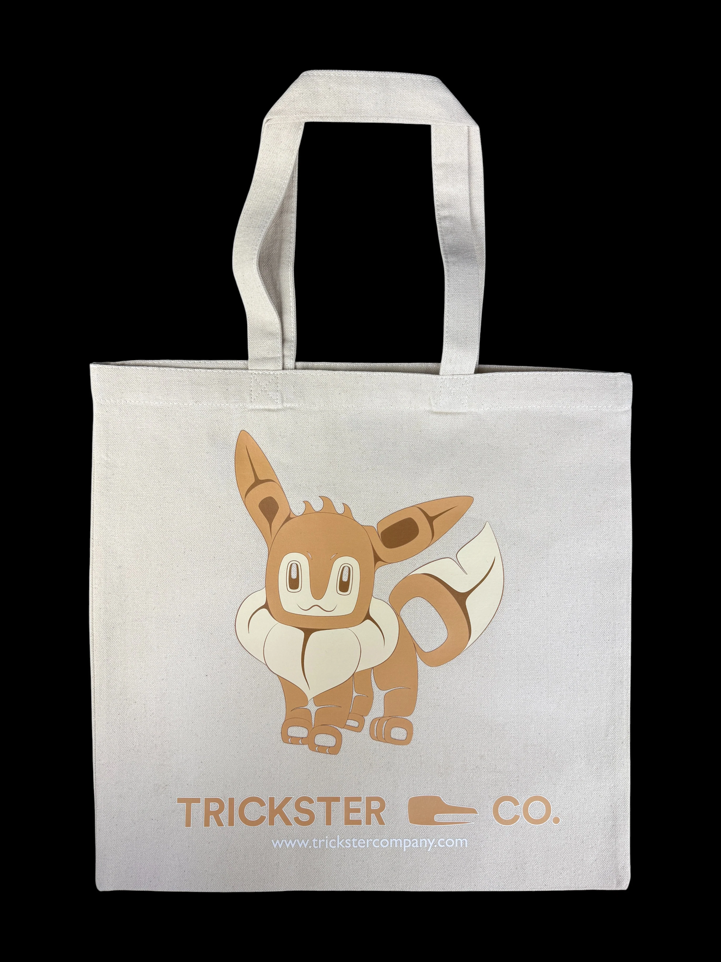 Geeks Canvas Tote Bags (Printed in Alaska!) NEW GEEK TOTES: EEVEE, SQUIRTLE AND SOOT SPRITES! - Image 3