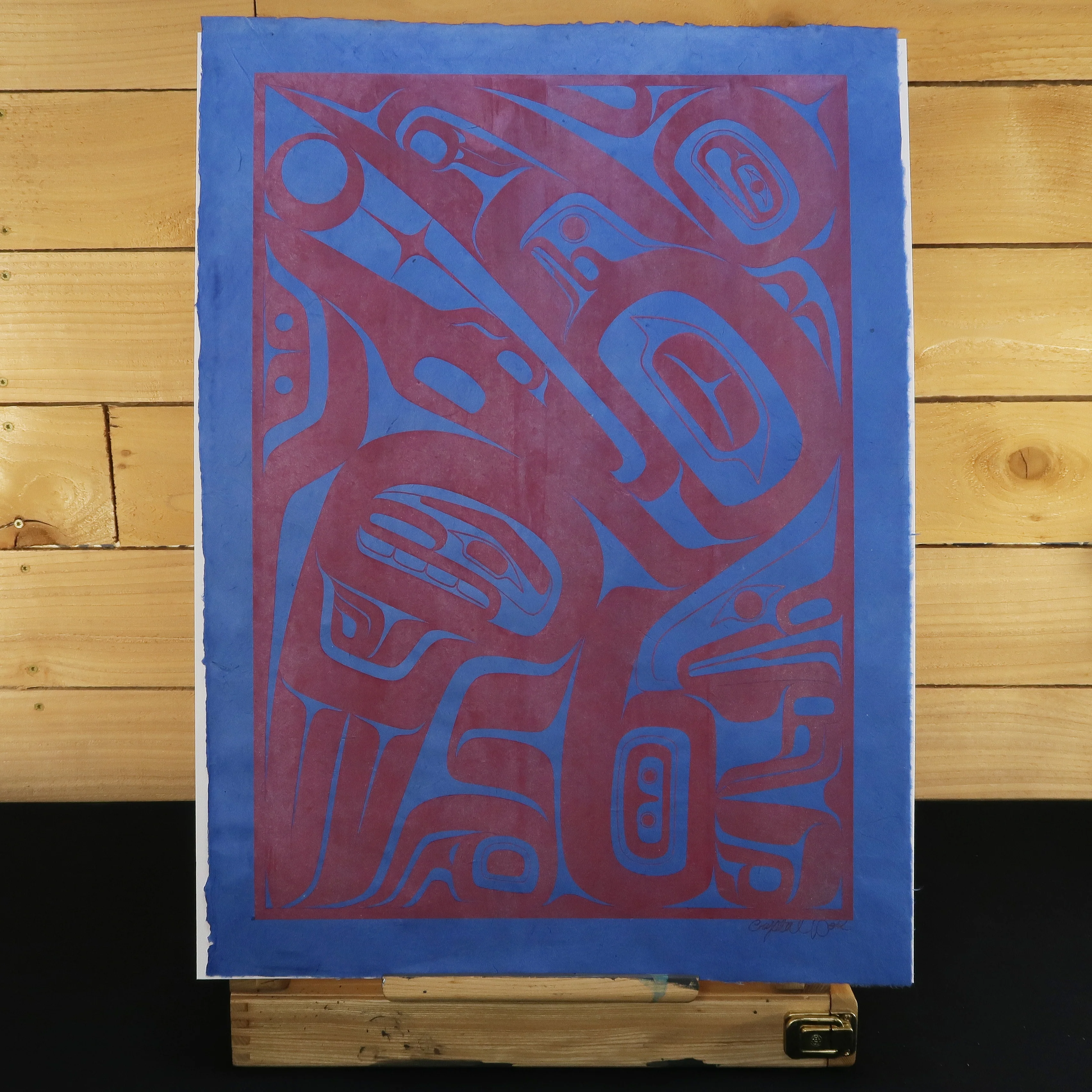 Raven Moon & Stars Silkscreen Prints - Image 2