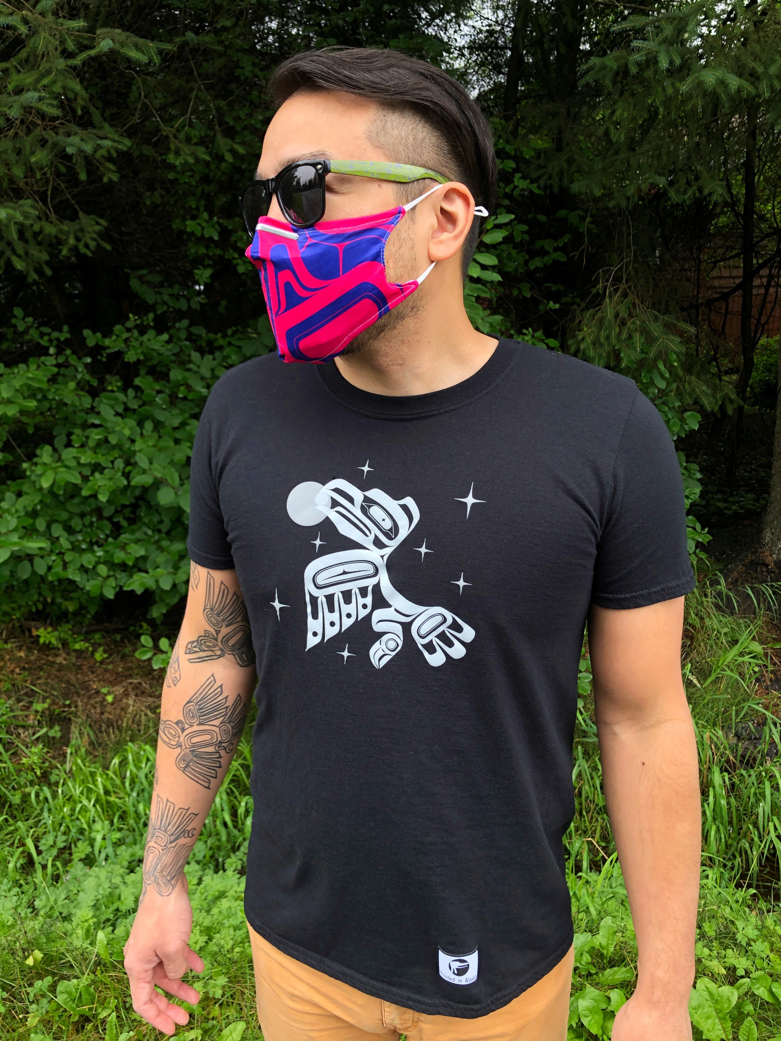 Raven and Sun Tee (Printed in Alaska!) - Image 3