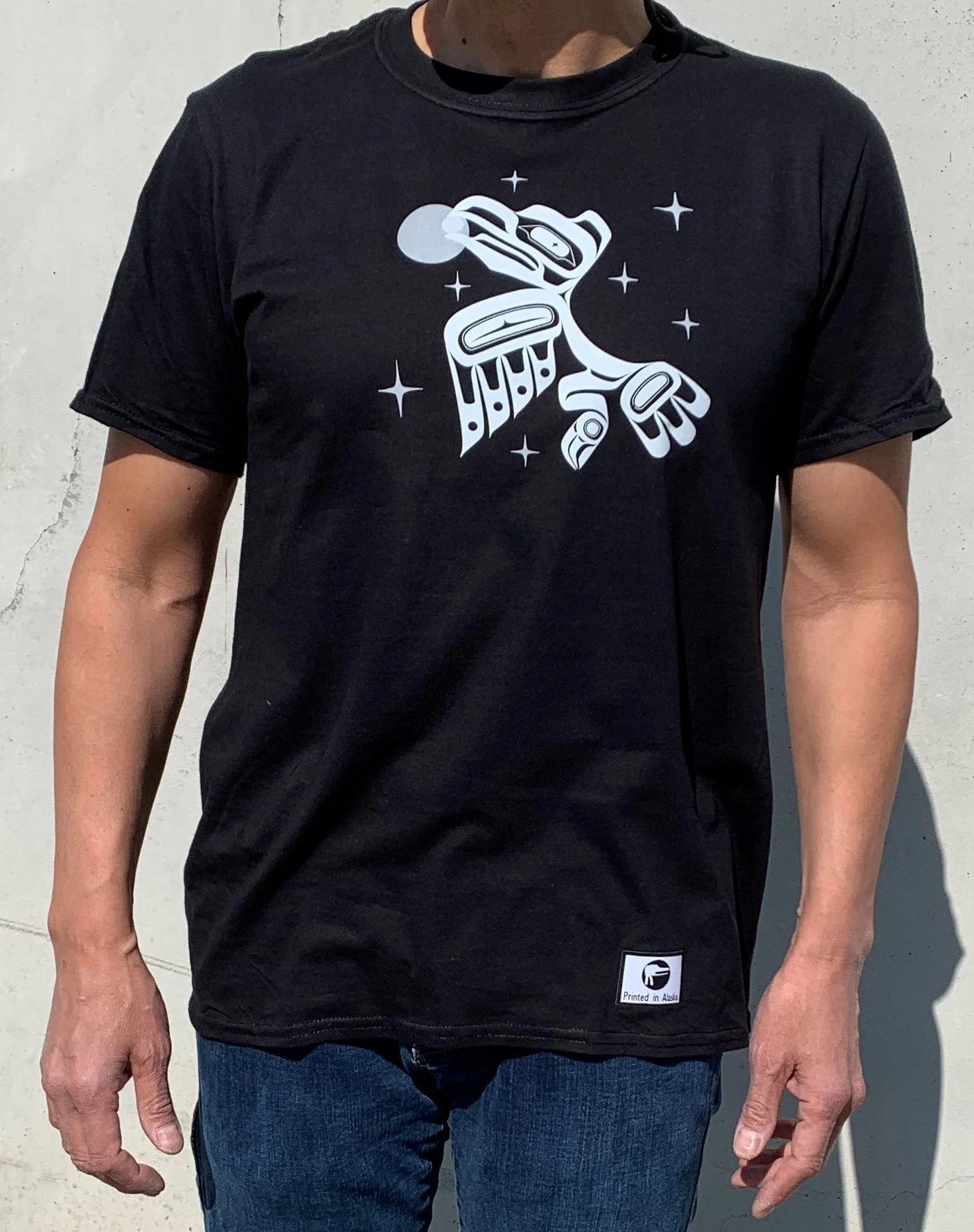 Raven and Sun Tee (Printed in Alaska!) - Image 5
