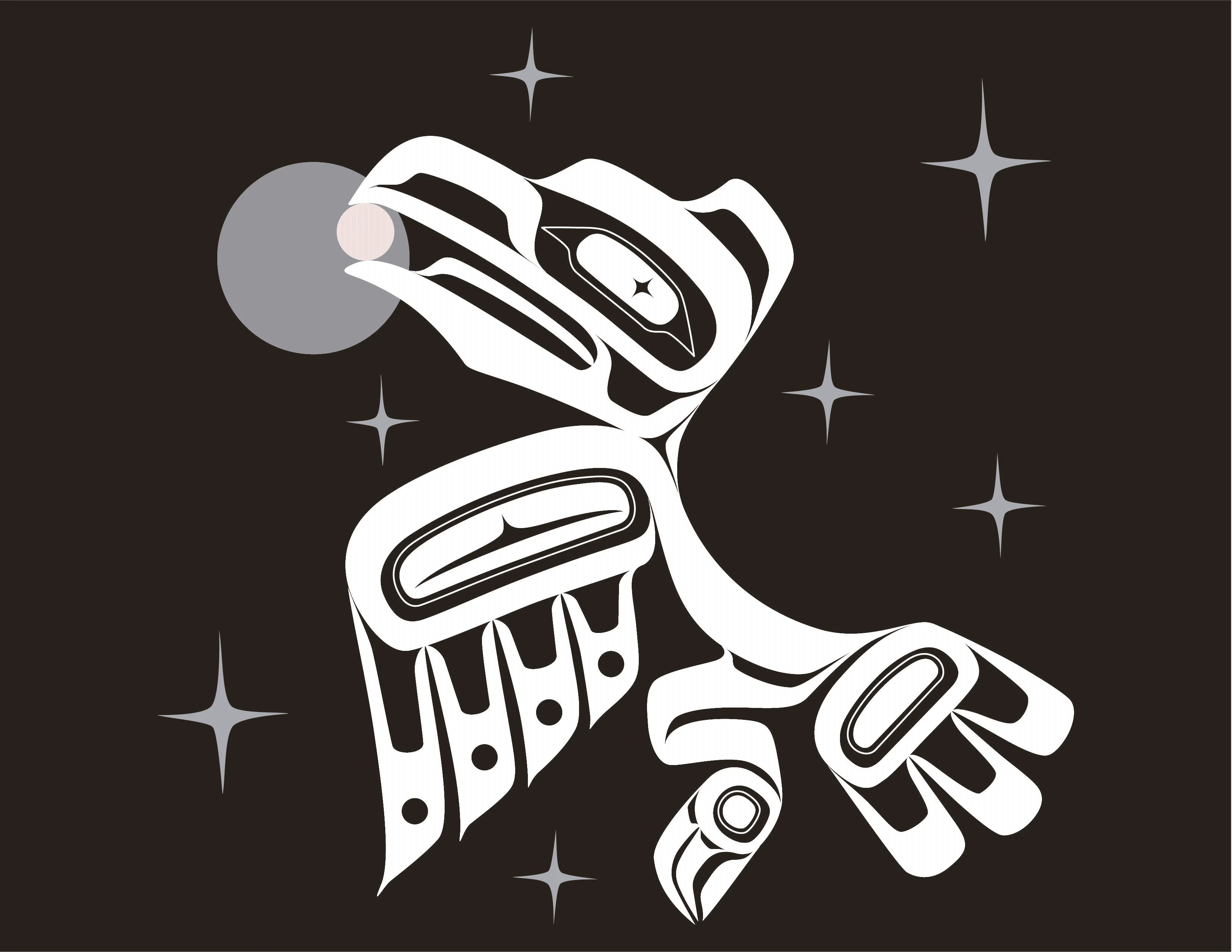 Raven and Sun Tee (Printed in Alaska!) - Image 6