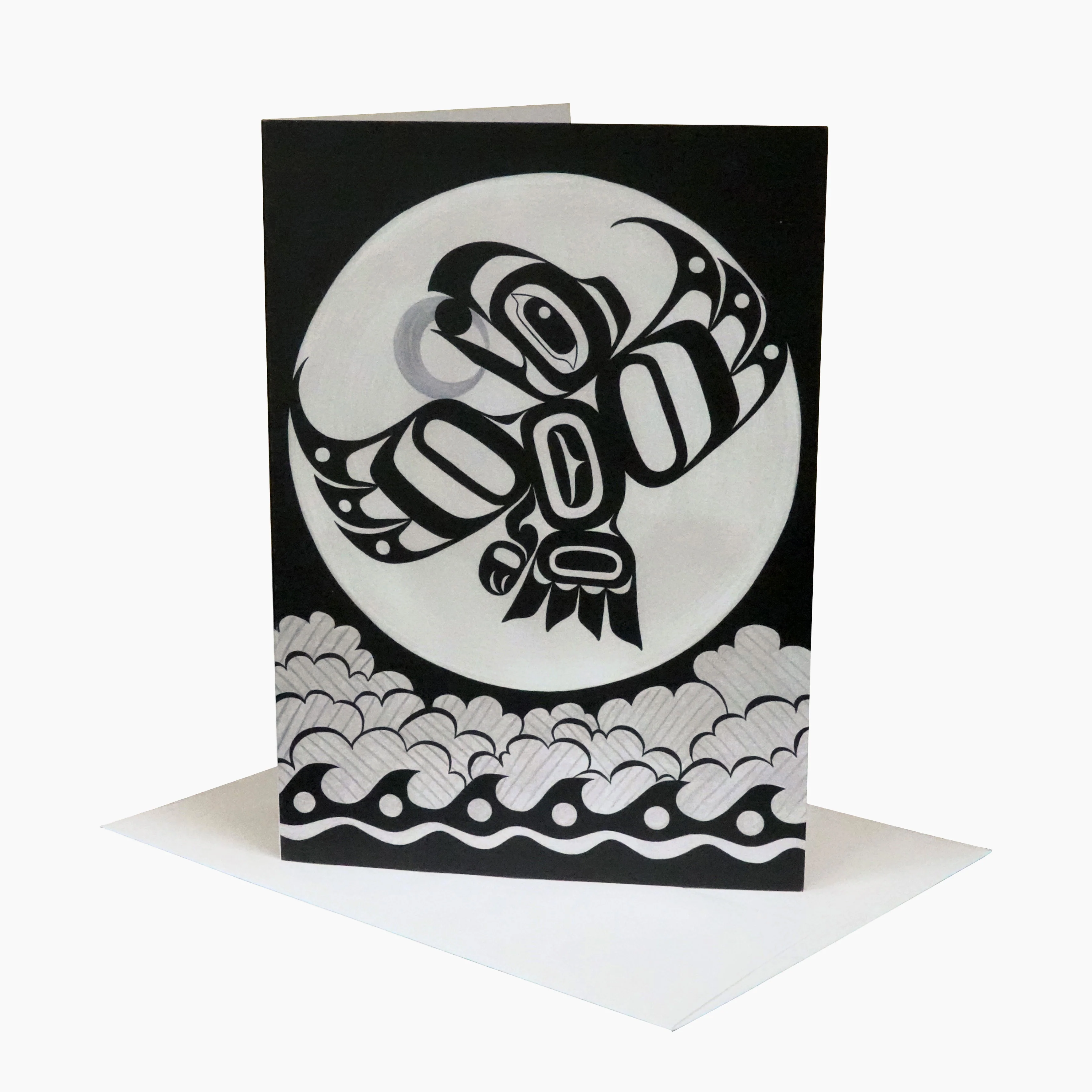 Raven's Eclipse Note Card