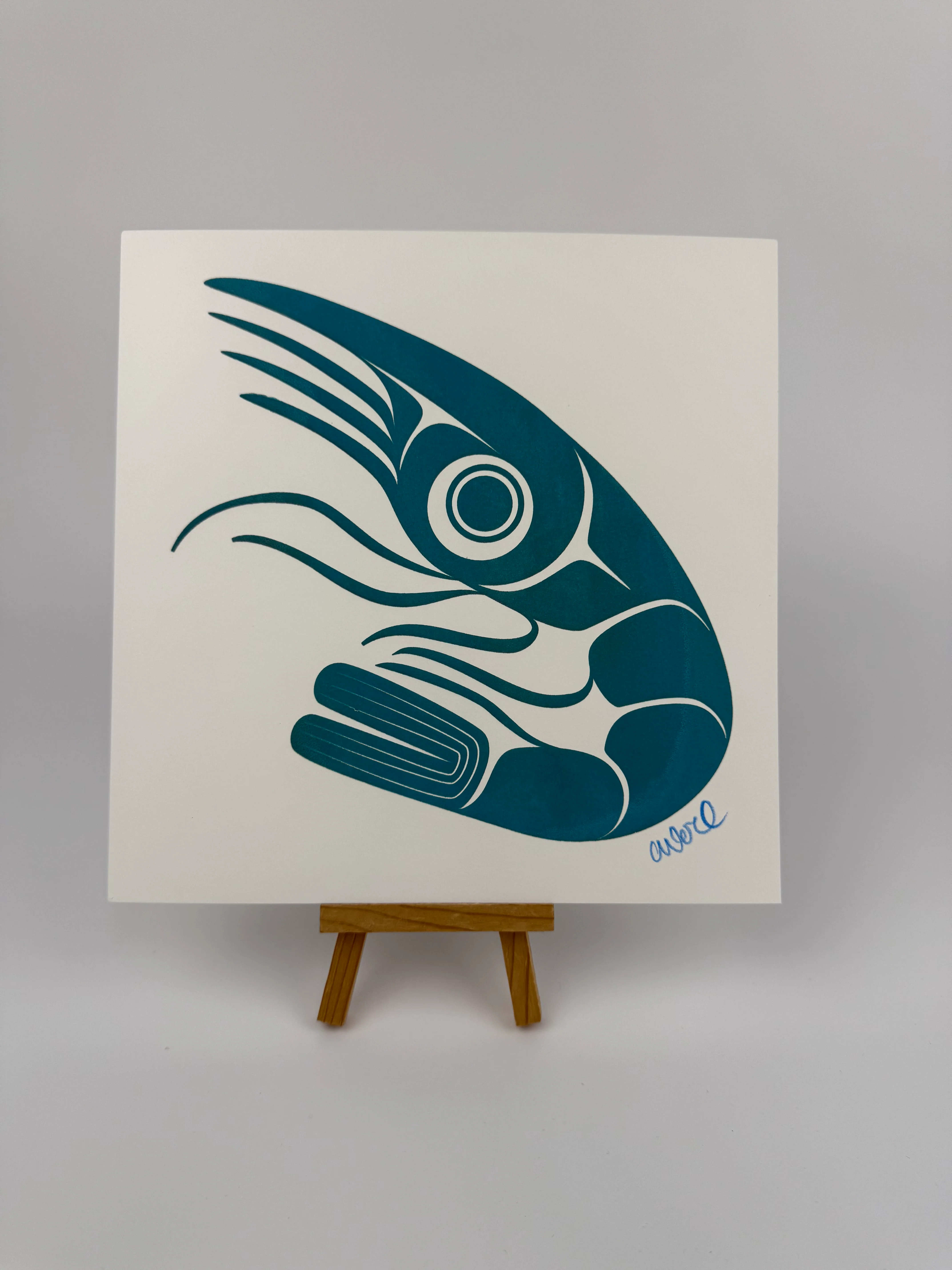 Shrimpy Silkscreen 8" x 8" - Image 4