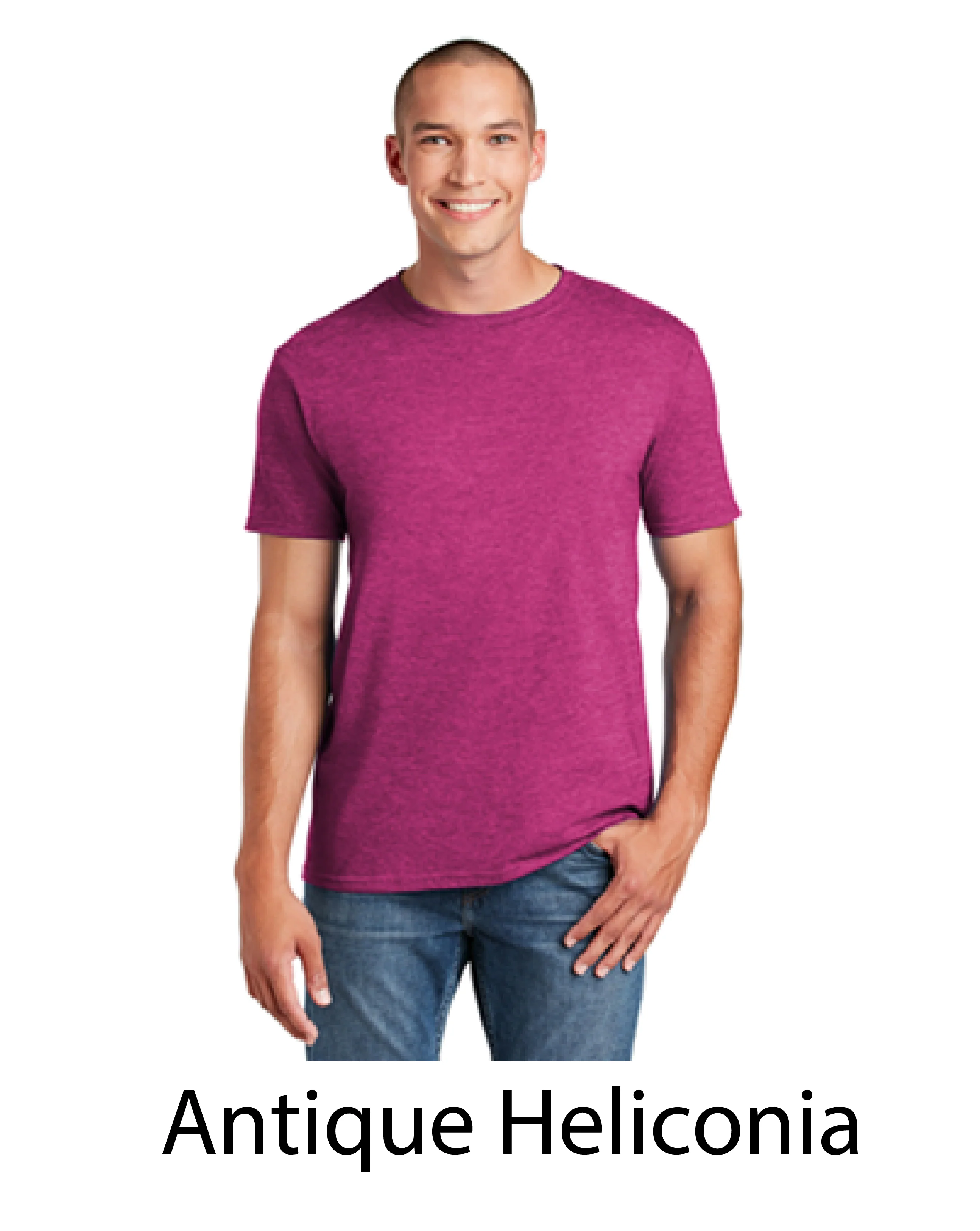 T-Shirt Blanks Antique Heliconia